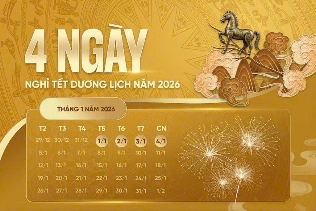 Lịch Nghỉ Tết Dương Lịch 2026 Có Gì Đặc Biệt?