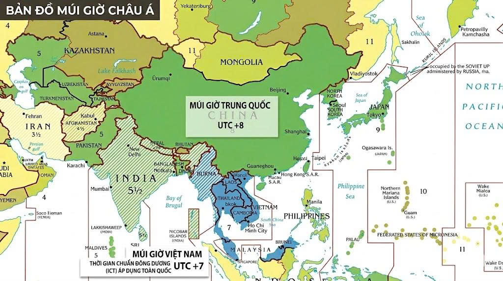 Múi Giờ Và Sự Khác Biệt Ngày Tết